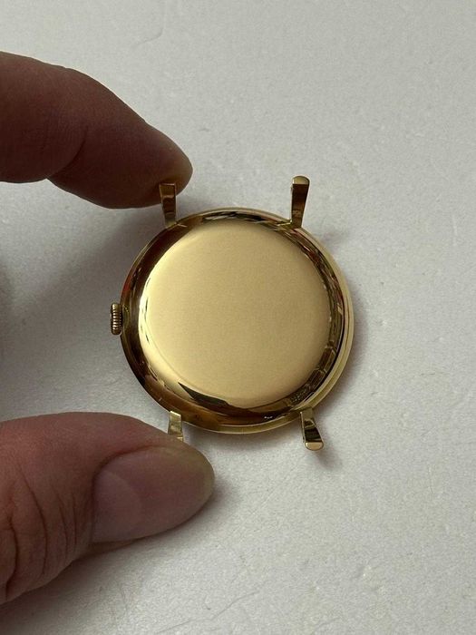 CEAS AUR 18K IWC SCHAFFHAUSEN - Cal 89 - 37mm - Fancy Lugs - 1953 -NOS