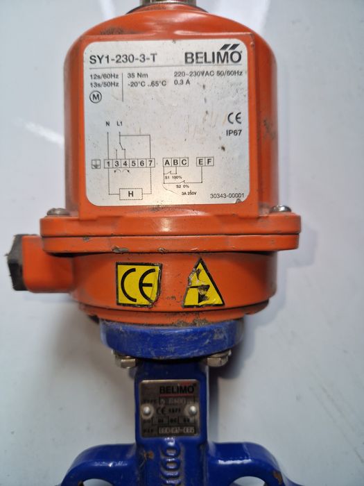 Затвор дисковый Belimo D6100N с электроприводом