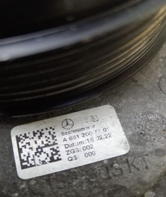 Pompa de apa a6512007701 Mercedes-Benz C-Class W204/S204