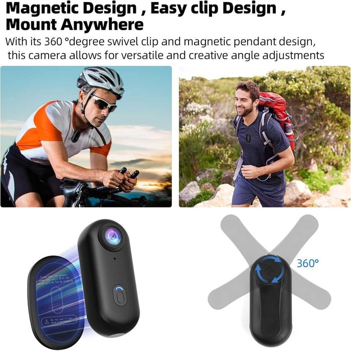 Топ цена!Спортна камера 1080P WiFi H.264 водоустойчива до 30 м