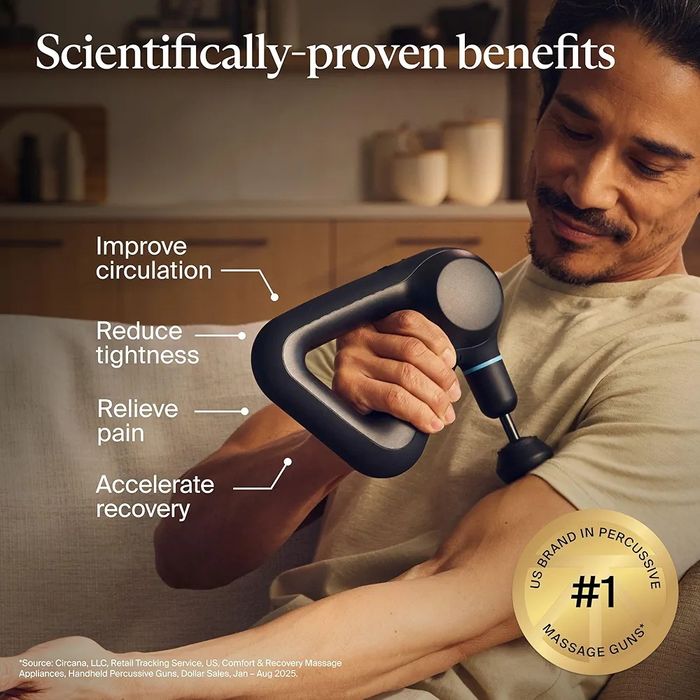 Dispozitiv de masaj Therabody Prime G5, Negru