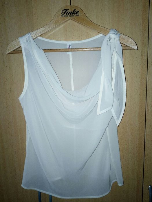 Bluză damā Esprit Bej transparentă /36