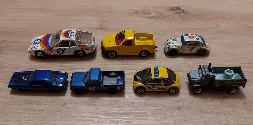 Метални колички matchbox, hotwheels, yatming, siku.