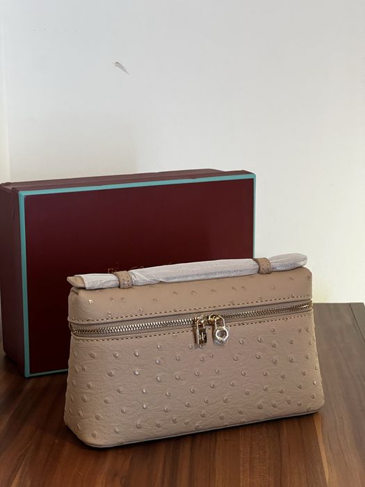 Чанта Loro Piana щраусова кожа