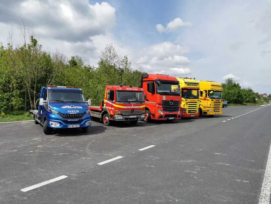 Tractări auto utilaje Vasco Recovery