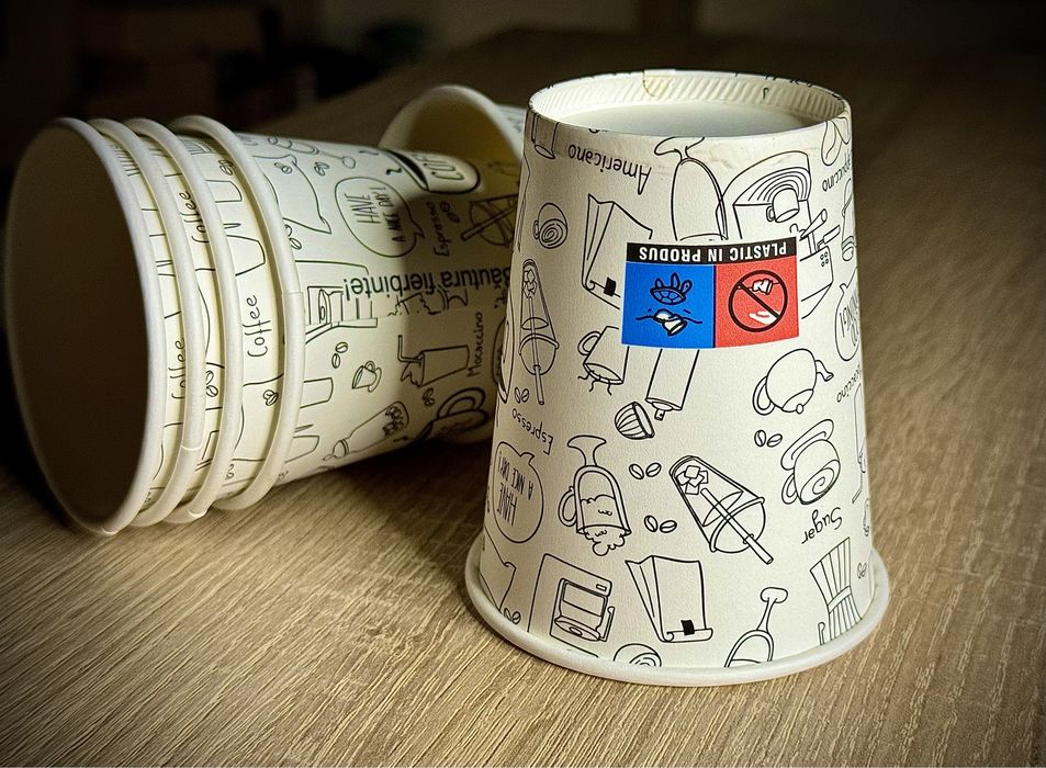 Pahare carton automate 8oz si 7oz ieftin