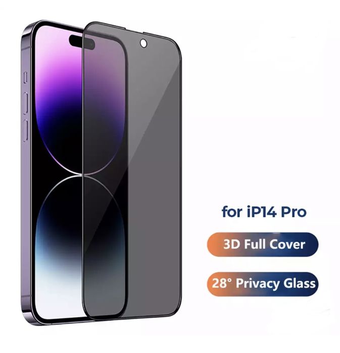 Folie Sticla Iphone 14/15/16/17 PLUS PRO MAX Anti Spy HardGlass SGR 03
