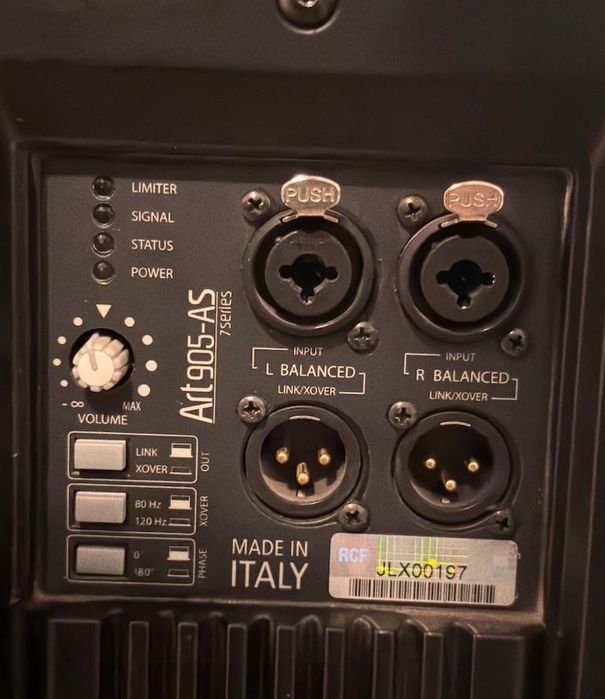 RCF NX 12-SMA Активни монитори  и  RCF NX M12-A + RCF SUB 905-AS