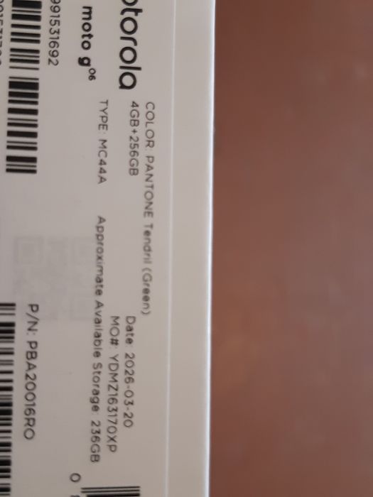 Motorola G06 sigilat 256gb garantie