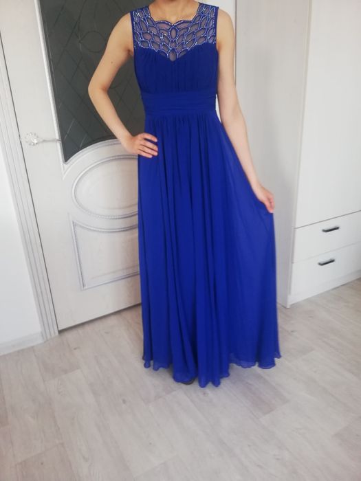 Платье синее,вечернее