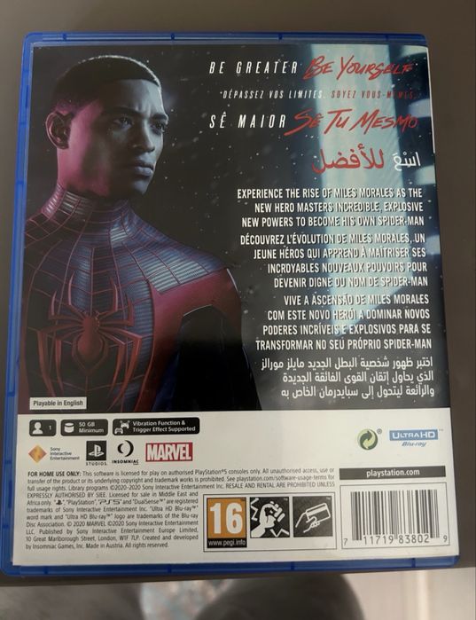 SPIDER-MAN Miles Morales