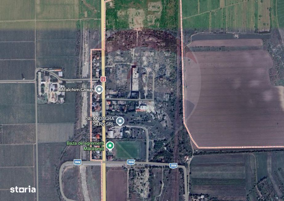 DE VANZARE Teren 98,000mp intravilan industrial | Marasesti VN | E85