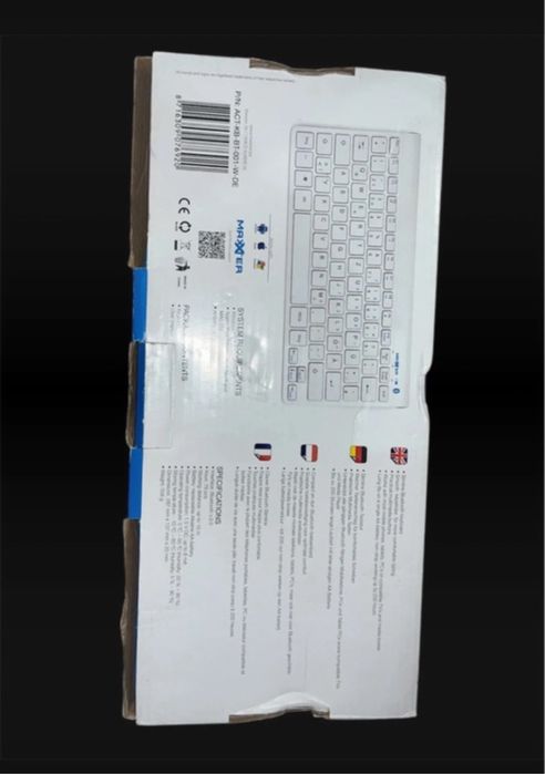 Tastatură Bluetooth Maxxter Qwertz- Nouă, Slim, Universală