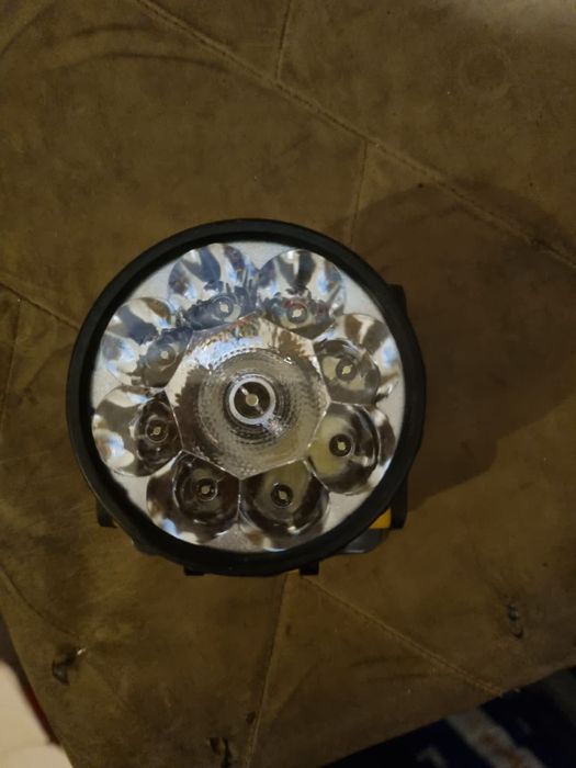 lanterna led k2-u, 2 zone iluminare,lanterne frontale,radio portabil