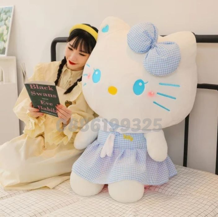 Голяма плюшена играчка Кити, Плюшена играчка Hello Kitty 60cm
