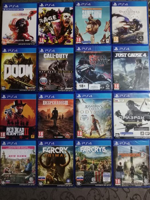 Продам игровые диски для ps 5 ps4 Xbox