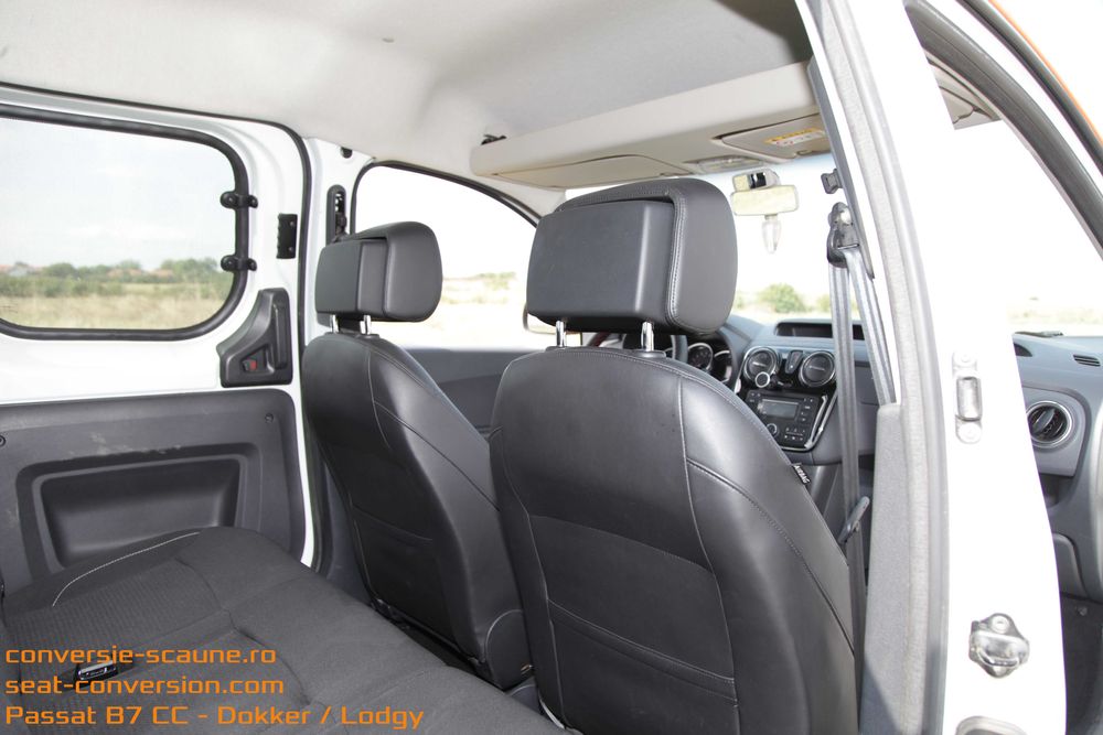 Sistem adaptare scaune de Passat B7 CC pe Lodgy Dokker