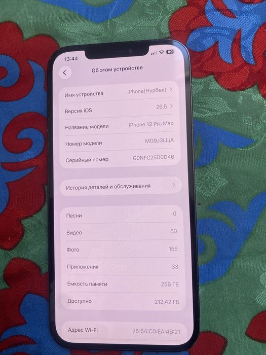 Айфон 12 pro max 256gb Американец