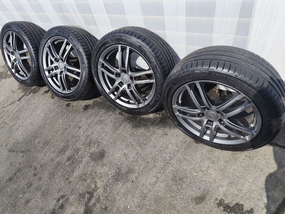 Jante roti 5×112 r17 Skoda ,Audi ,Seat vw ,golf 5 6 7 8 passat Cc + anvelope 225 45 r17 vara dot 2023