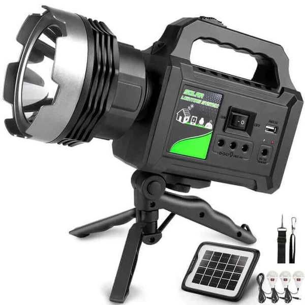 Kit solar lanterna cu trepied si 3 becuri GD-P50 HA