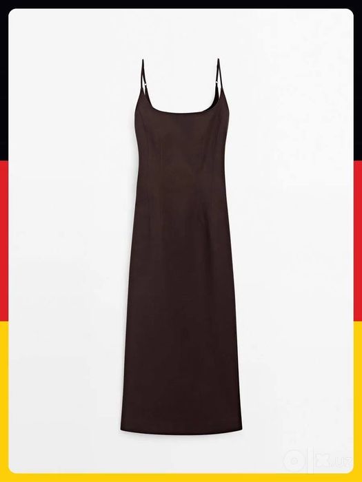 Платье мидии Massimo Dutti