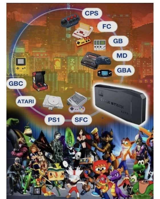 GameStik приставка с играми