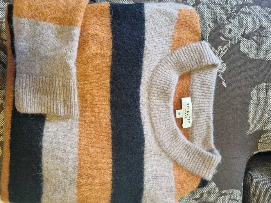 Пуловер  Selected Femme вълна и алпака