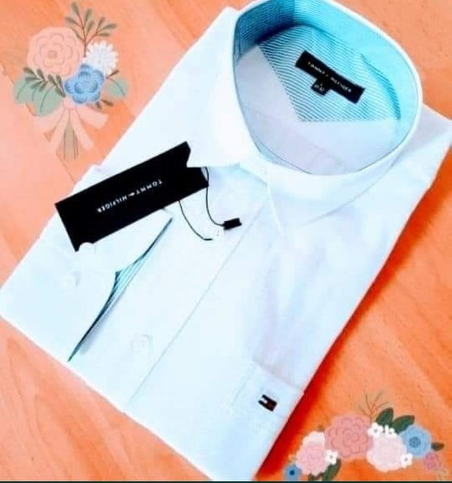 Camasa bumbac, logo brodat/model slim fit