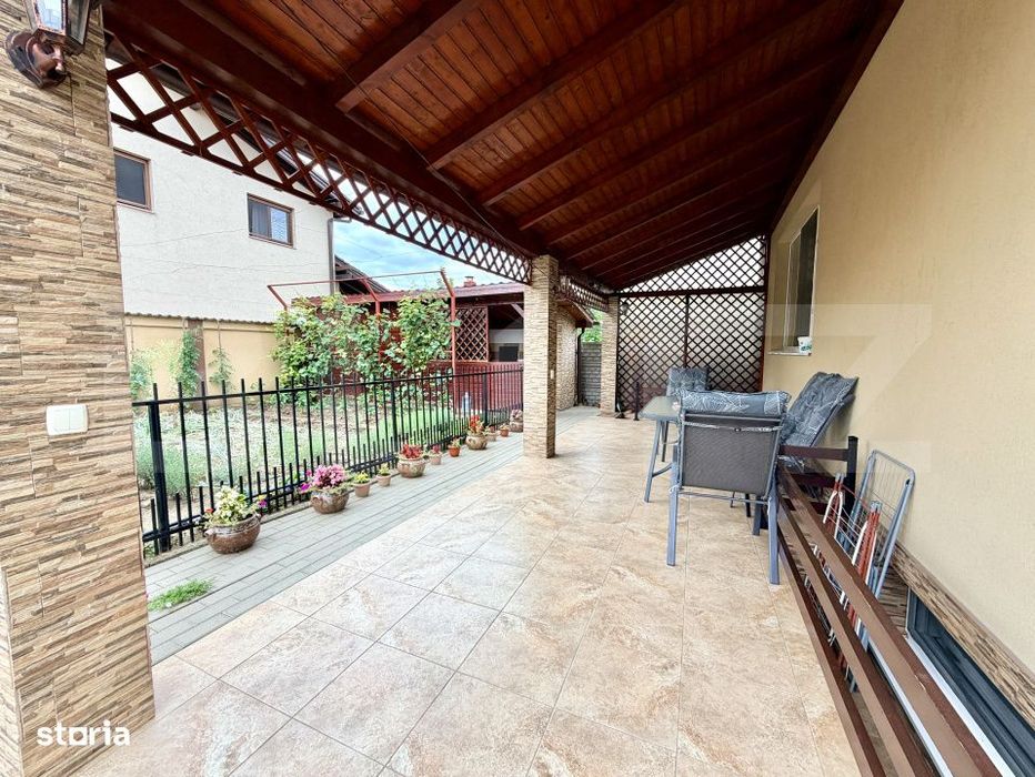 Casa 4 camere, 127 mp, gradina si teren de 326 mp, zona Cetate-Dealul