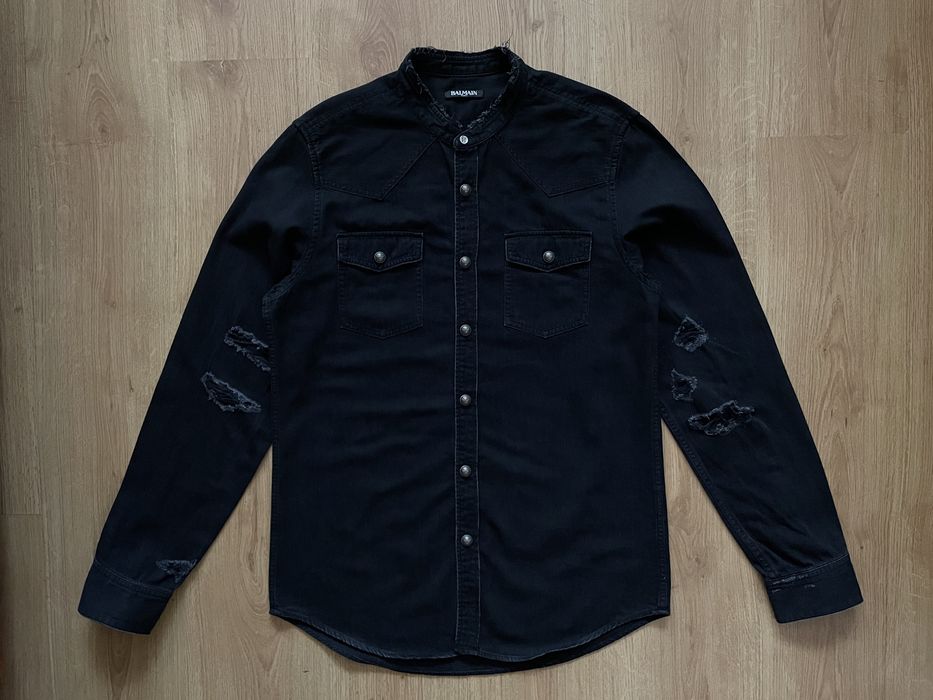 Balmain Paris Denim Shirt/Overshirt 40(M)