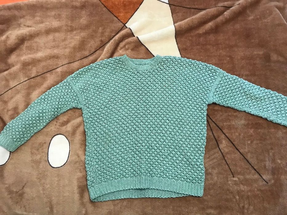 Pulover vintage din lână hand-made