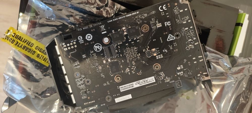 Новая видеокарта Gigabyte rtx 3050