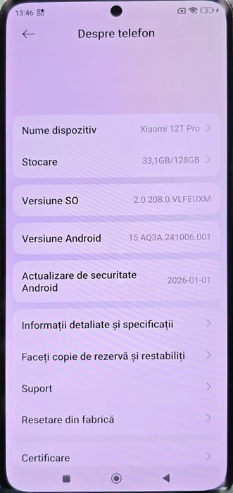 Xiaomi 12T pro 128gb