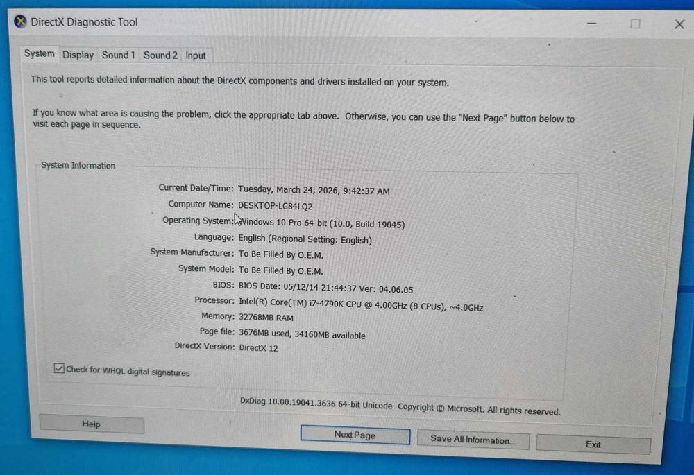 Pc i7 4790k sursa 850 80+ GOLD