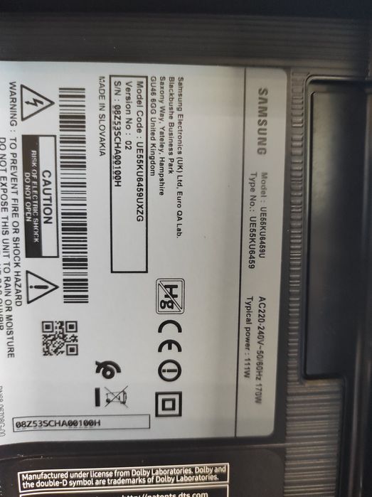 Смарт Телевизор SAMSUNG 55 инча Ultra HD 4K