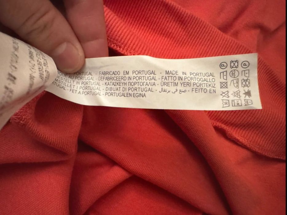 Hanorac Zara fără glugă, bărbați, culoare roșu corai, mărimea M