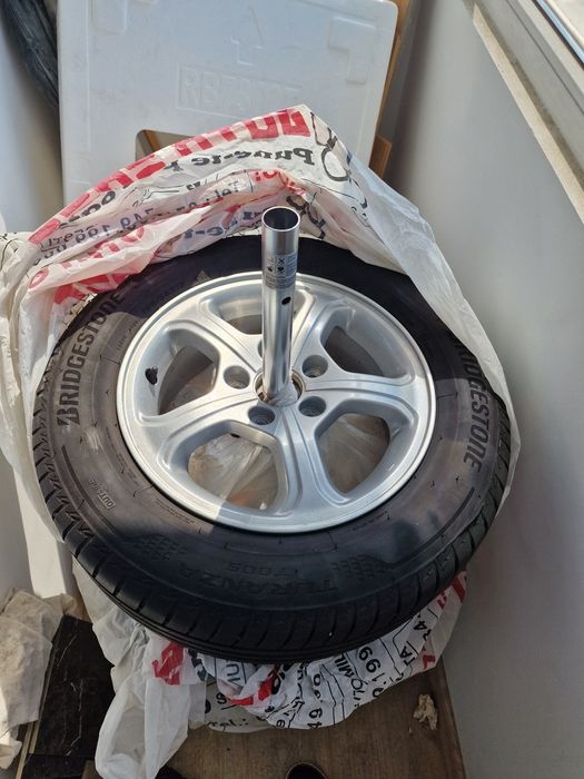 Jante aliaj originale Honda 15" plus anvelope vară Bridgestone Turanza T005 195/65 R15 91H