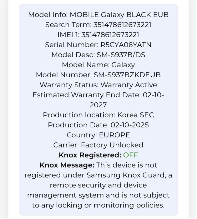 Samsung Galaxy S25 Edge чисто нови запечатани!!!