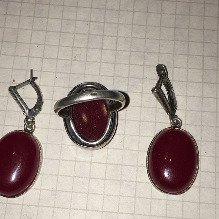 Серьги СССР серебро