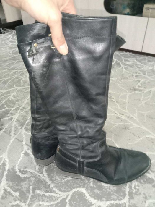Сапоги натуральная кожа
