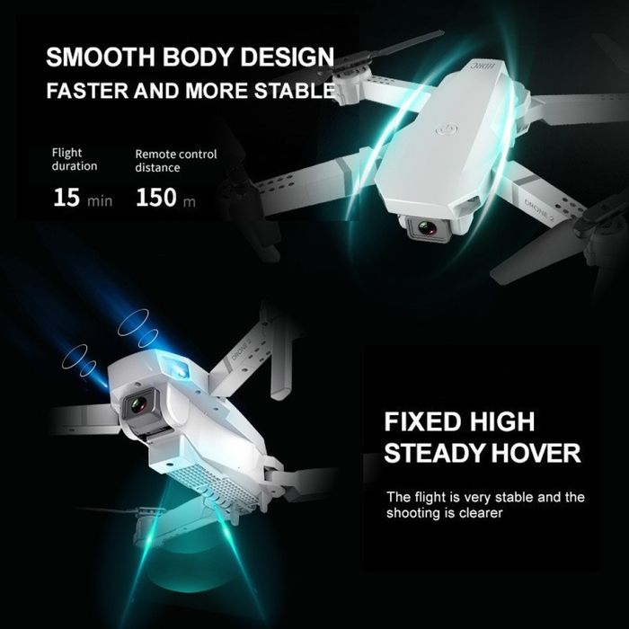 Иновативен мини дрон с висока резолюция от 4К HD - DRON E59 (4K+BAG）