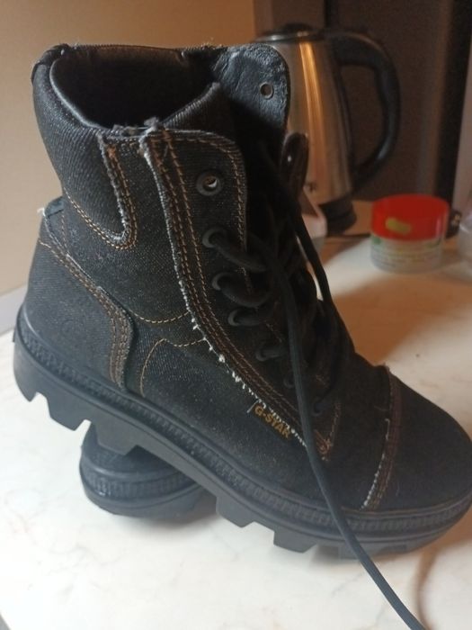 Боти g-star 37 тъмно сини денимкъм черно