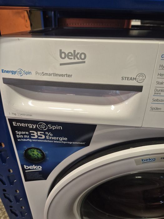 Тясна пералня Беко нова с транспортен дефект