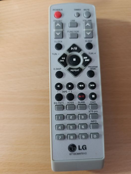 Telecomandă LG  6710CMAT01 originală pentru sisteme audio