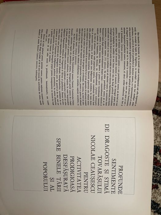 Vând carte Nicolae Ceaușescu