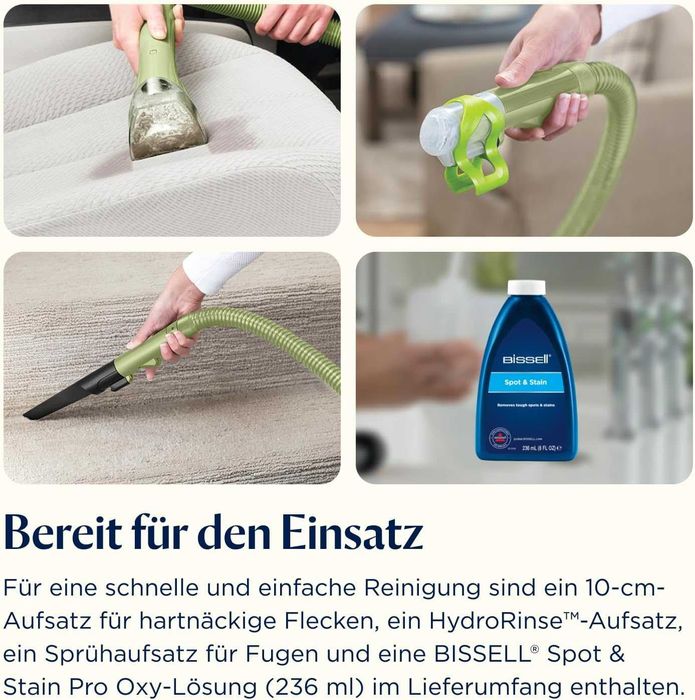 Перяща прахосмукачка Bissell Little Green мокро/сухо почистване 340W