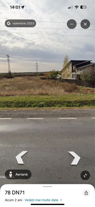 Vand/inchiriez teren intravilan 5000mp DN 71 Aleea Sinaia Aninoasa - Targovieste - Dambovita