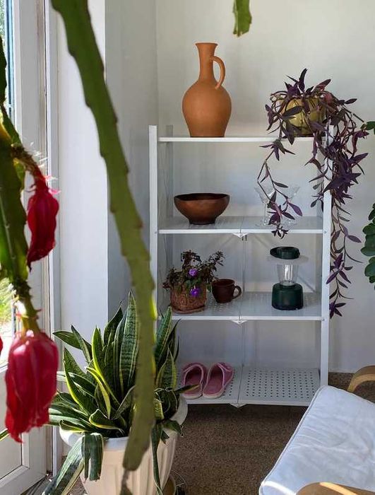 Стеллаж - 4 этажерка складной  размер 730х400х1265мм s16