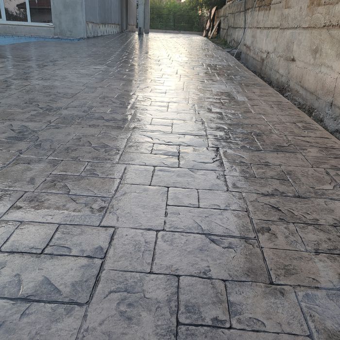 Щампован бетон!!