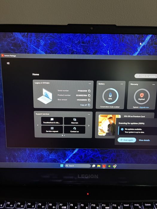 Laptop Legion 5 rtx 3060